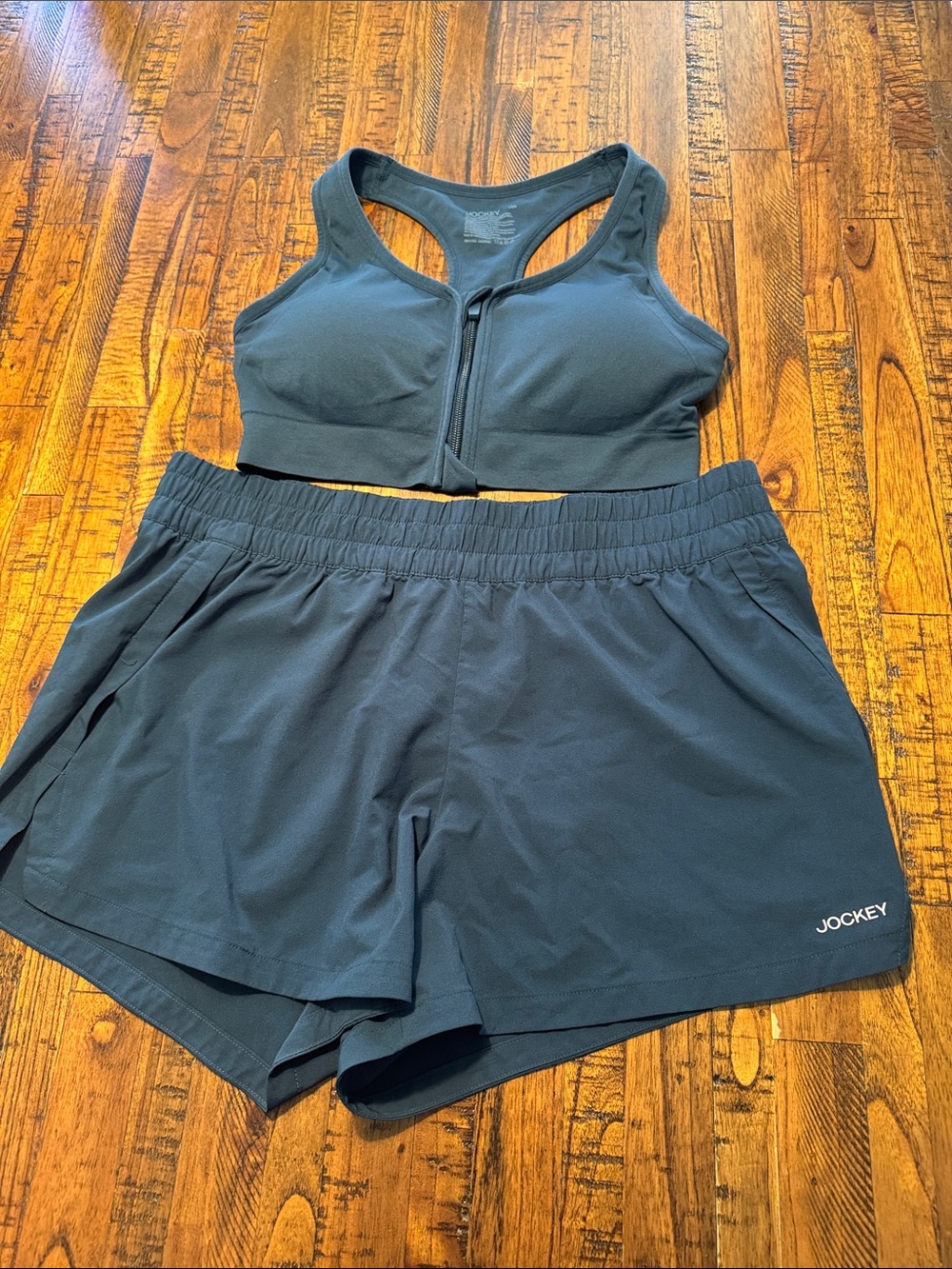 Jockey Women's Athletic Shorts & Sports Bra